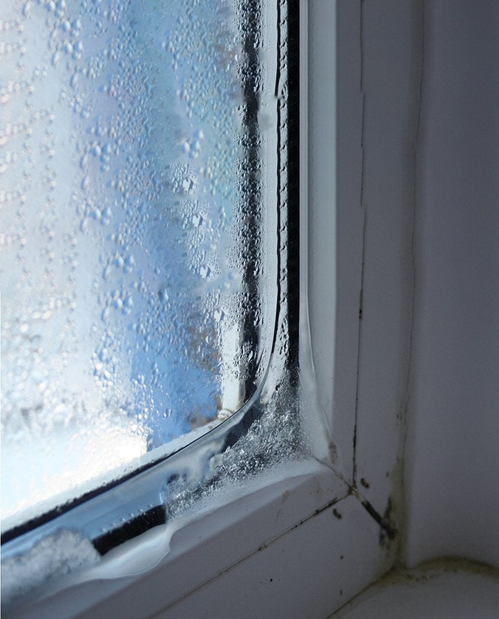 Промерзание окна